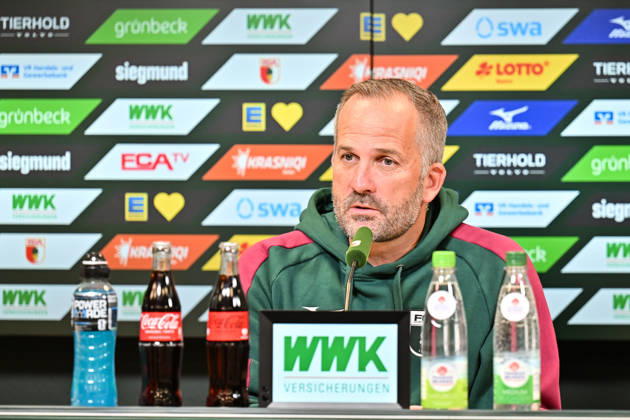 Pressekonferenz FC Augsburg, 08.10.2026 Copyright: xBEAUTIFULxSPORTS Goldbergx