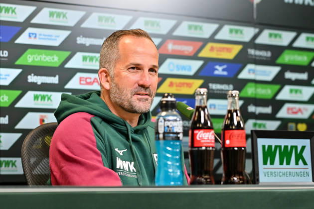 Pressekonferenz FC Augsburg, 08.10.2026 Copyright: xBEAUTIFULxSPORTS Goldbergx