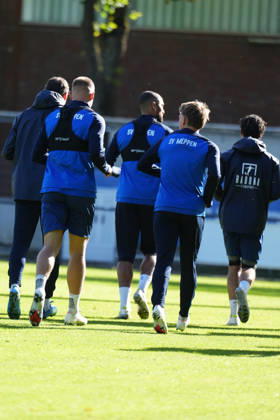 Deutschland: Fussball, Trainingseinheit, 3. Liga, Saison 2026-2027, NVB-Campus B-Platz Hänsch-Arena, SV Meppen, Donnerstag, 08.10.2026, Vormittagstraining: Copyright: xLennxLübbersx