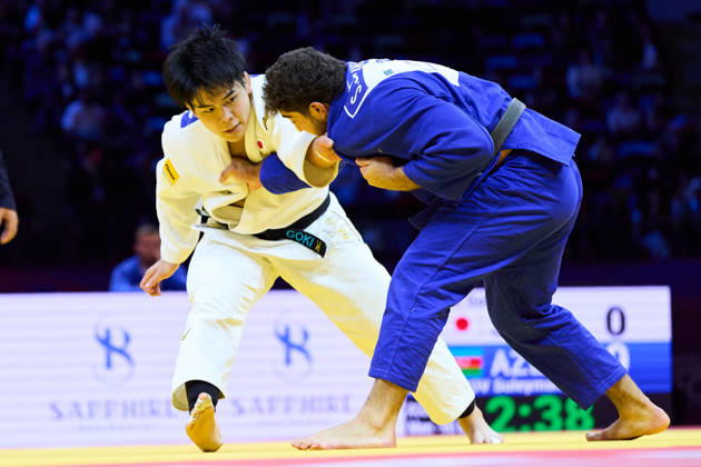 Goki Tajima (JPN), OCTOBER 8, 2026 -Judo : World Judo Championships BAKU2026 Mens -90kg2nd Round match at National Gymnastics Arena in Baku, Azerbaijan.  aflo_354298546 KenxAsakurax