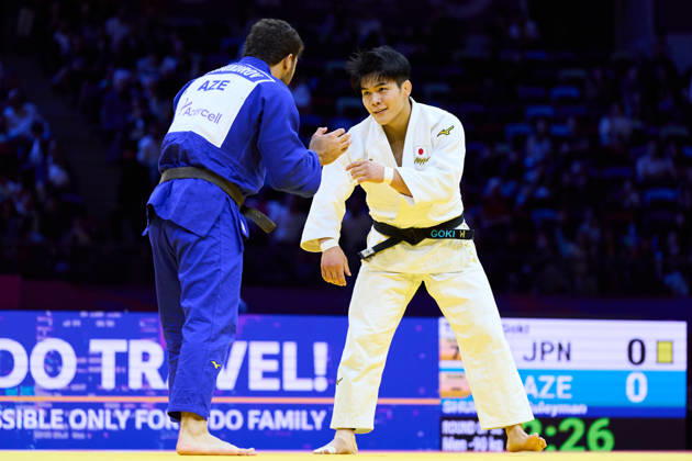 Goki Tajima (JPN), OCTOBER 8, 2026 -Judo : World Judo Championships BAKU2026 Mens -90kg2nd Round match at National Gymnastics Arena in Baku, Azerbaijan.  aflo_354298547 KenxAsakurax