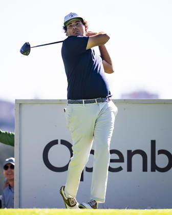 Open de Espana presented by Madrid - Day One MADRID, SPAIN - OCTOBER 8: Eugenio Chacarra of Spain tees off on day one of the Open de Espana presented by Madrid at Club de Campo Villa de Madrid on October 8, 2026 in Madrid, Spain. Madrid Club de Campo Villa de Madrid Madrid Spain Copyright: xAlbertoxGardinx AGardin_20261008_Golf_Esp_Mad_0315
