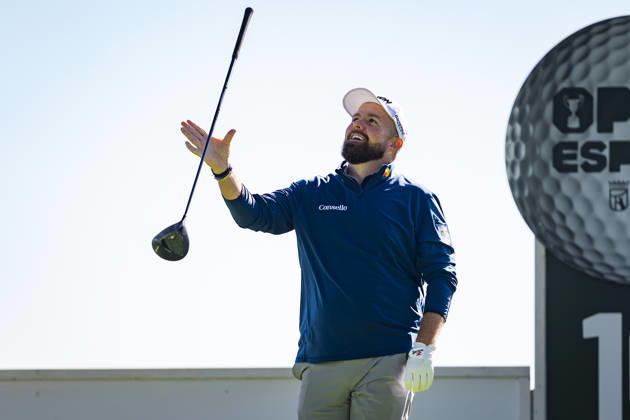 Open de Espana presented by Madrid - Day One MADRID, SPAIN - OCTOBER 8: Shane Lowry of Ireland reacts on day one of the Open de Espana presented by Madrid at Club de Campo Villa de Madrid on October 8, 2026 in Madrid, Spain. Madrid Club de Campo Villa de Madrid Madrid Spain Copyright: xAlbertoxGardinx AGardin_20261008_Golf_Esp_Mad_0319