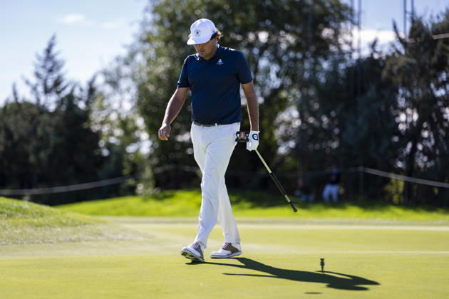 Open de Espana presented by Madrid - Day One MADRID, SPAIN - OCTOBER 8: Eugenio Chacarra of Spain walks to the green on day one of the Open de Espana presented by Madrid at Club de Campo Villa de Madrid on October 8, 2026 in Madrid, Spain. Madrid Club de Campo Villa de Madrid Madrid Spain Copyright: xAlbertoxGardinx AGardin_20261008_Golf_Esp_Mad_0324