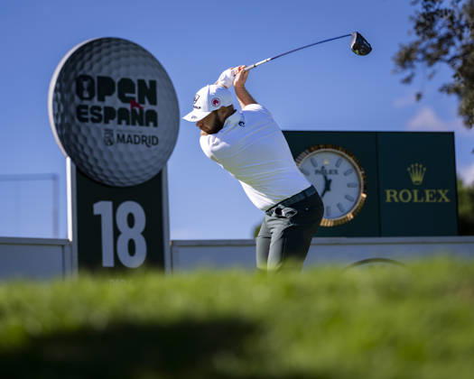 Open de Espana presented by Madrid - Day One MADRID, SPAIN - OCTOBER 8: Tyrrell Hatton of England tees off on day one of the Open de Espana presented by Madrid at Club de Campo Villa de Madrid on October 8, 2026 in Madrid, Spain. Madrid Club de Campo Villa de Madrid Madrid Spain Copyright: xAlbertoxGardinx AGardin_20261008_Golf_Esp_Mad_0337