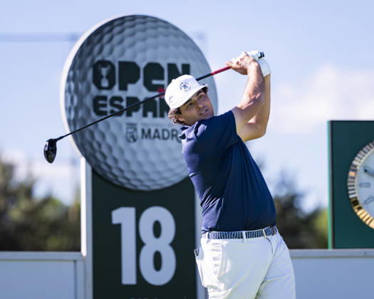 Open de Espana presented by Madrid - Day One MADRID, SPAIN - OCTOBER 8: Eugenio Chacarra of Spain tees off on day one of the Open de Espana presented by Madrid at Club de Campo Villa de Madrid on October 8, 2026 in Madrid, Spain. Madrid Club de Campo Villa de Madrid Madrid Spain Copyright: xAlbertoxGardinx AGardin_20261008_Golf_Esp_Mad_0348