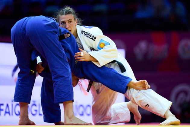 Polleres Michaela (AUT), OCTOBER 8, 2026 -Judo : World Judo Championships BAKU2026 Women s -70kgSemi-final match at National Gymnastics Arena in Baku, Azerbaijan.  aflo_354298676 KenxAsakurax