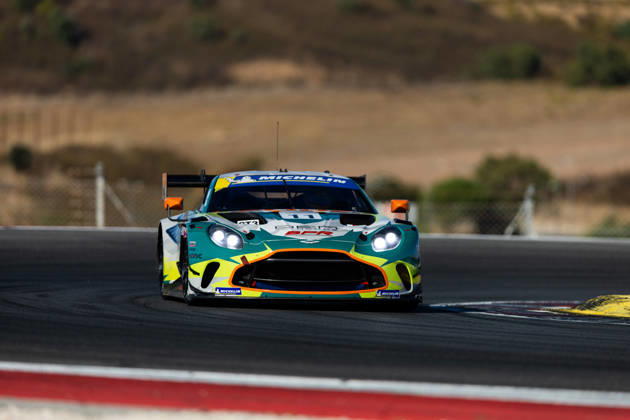 AUTO - MLC 2026 - PORTIMAO 11 COMEAU Antoine (usa), HAYS Nicky (usa), Code Racing Development, Aston Martin Vantage AMR GT3 Evo, GT3, action during the 6th round of the 2026 Michelin Le Mans Cup on the Autodromo Internacional do Algarve from October 8 to 10, 2026 in Portimao, Portugal -  Copyright: xJoaoxFilipex