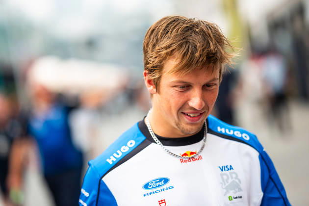 Formula 1 Singapore Airlines Singapore Grand Prix 2026 Levi Erb OVERTAKE MAXPPP - Singapore 08 10 2026 30 LAWSON Liam (nzl), Visa Cash App Racing Bulls Formula One Team, portrait at the Formula 1 Singapore Airlines Singapore Grand Prix 2026, the 16th round of the 2026 FIA Formula 1 World Championship, WM, Weltmeisterschaft at the Marina Bay Street Circuit in Singapore, from 08 to 11 October 2026 Singapore Marina Bay Street Circuit Singapore  Copyright: xOVERTAKE MAXPPPxLevixErbx OVT202610080154 OVT202610080154