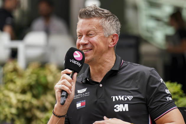 FORMULA 1 SINGAPORE AIRLINES SINGAPORE GRAND PRIX 2026 Marcin Budkowski (Cadillac Team Principal) giving an interview during the Formula 1 Singapore Airlines Singapore Grand Prix 2026, Round 17 of the 2026 Formula 1 World Championship, WM, Weltmeisterschaft from 9th - 11th October 2026 at the Marina Bay Street Circuit, Singapore. Credit: Robbie Hoad Every Second Media Editorial use only. All images are copyright Every Second Media Limited. No images may be reproduced without prior permission. Copyright: xIMAGO EveryxSecondxMediax ESM-2203-0026 RobbiexHoadx xEveryxSecondxMediax