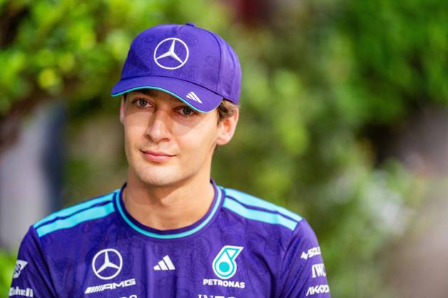 2026 Formula 1 Singapore - George Russell at Media Day GEORGE RUSSELL 63 (GBR) of Mercedes-AMG PETRONAS Formula One Team (Mercedes-AMG F1 W17)on Thursday Media Day during the Formula 1 Singapore Airlines Singapore Grand Prix 2026 at Marina Bay Street Circuit, Singapore, on October 8, 2026. Photo by Antoine LAPEYRE Reveries Agency via ABACAPRESS.COM Singapore Singapore  Copyright: xAntoinexLapeyre ReveriesxAgency ABACAx