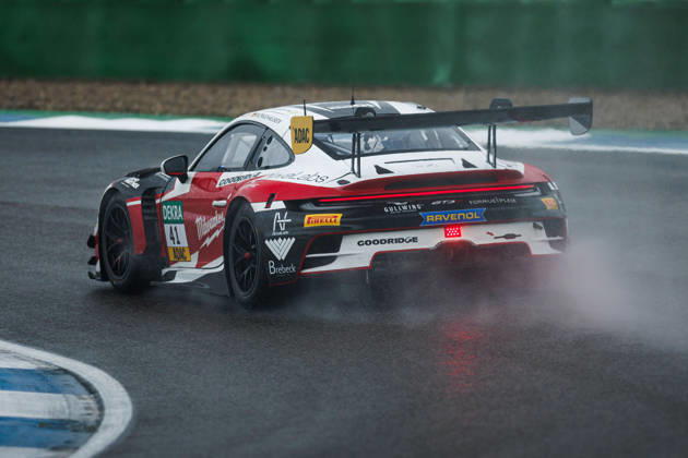 ADAC GT Masters, 11. + 12. Rennen Hockenheim 2026 41 Porsche 911 GT3 R (992), razoon - more than racing: Leo Pichler, Colin Büninghaus - picture by Gruppe C Photography Salzburg Salzburgring Bayern Germany Copyright: xGruppexCxPhotographyx