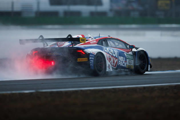 ADAC GT Masters, 11. + 12. Rennen Hockenheim 2026 63 Lamborghini Huracan GT3 EVO 2, LIQUI MOLY Team Engstler Motorsport: Finn Zulauf, Felix Hirsiger - picture by Gruppe C Photography Salzburg Salzburgring Bayern Germany Copyright: xGruppexCxPhotographyx