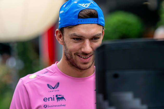 MARINA BAY, SINGAPORE: Pierre Gasly, racing for the Alpine team during the 2026 Formula 1 Singapore Grand Prix at the Marina Bay Street Circuit in Marina Bay, Singapore