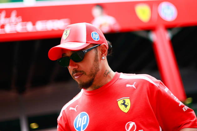 F1 - SINGAPORE GRAND PRIX 2026 HAMILTON Lewis (gbr), Scuderia Ferrari SF-26, portrait during the 2026 Formula 1 Singapore Grand Prix, 17th round of the 2026 Formula One World Championship, WM, Weltmeisterschaft from October 9 to 11, 2026 on the Marina Bay Street Circuit, in Singapore, Singapore - SingaporeSingapore  Copyright: xDPPIx