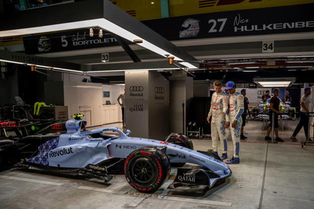 MARINA BAY, SINGAPORE: Nico Hulkenberg, racing for the Audi Revolut F1 Team team during the 2026 Formula 1 Singapore Grand Prix at the Marina Bay Street Circuit in Marina Bay, Singapore