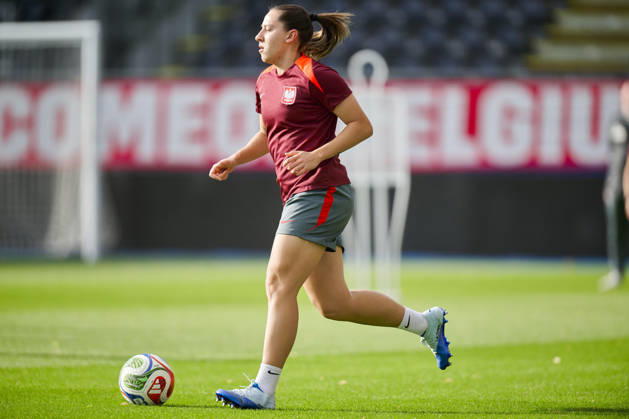 08.10.2026 LEUVEN , PILKA NOZNA KOBIET ( WOMEN S FOOTBALL) TRENING OFICJALNY PRZED POLFINALEM BARAZY MISTRZOSTW SWIATA 2027 TRENING NZ. WIKTORIA ZIENIEWICZ FOTO RADOSLAW JOZWIAK CYFRASPORT NEWSPIX.PL --- Newspix.pl RA2_6407