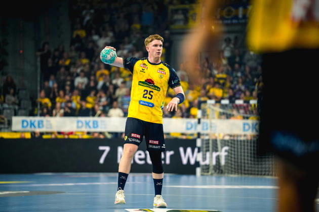 08.10.2026, xwppx, Handball Opel HBL, Rhein-Neckar Loewen - ThSV Eisenach v.l. Haukur Thrastarson (Rhein-Neckar Löwen)