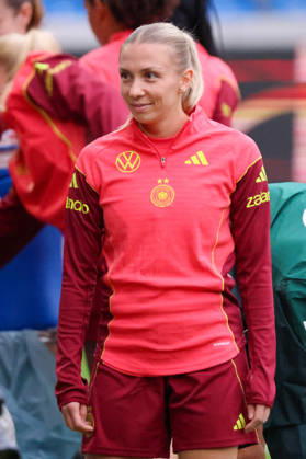 Karlsruhe, Deutschland: 08.10.2026 - Deutsche Fußballnationalmannschaft der Frauen - Abschlusstraining - Testspiel Deutschland vs. Australien Im Bild: Elisa Senß Senss (Deutschland) Copyright: HMBxMedia MadeleinexFantini