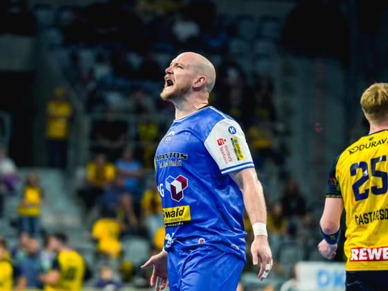 08.10.2026, xwppx, Handball Opel HBL, Rhein-Neckar Loewen - ThSV Eisenach v.l. Peter Walz (ThSV Eisenach)