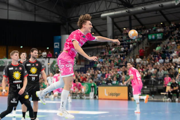 Handball, HBL2: SC DHfK Leipzig - TuS N-Lübbecke; 08.10.2026 Anton Voß (34, SC DHfK Leipzig) mit einem Wurf. Handball, 2. Bundesliga, Saison 2026 2027, 7. Spieltag: SC DHfK Leipzig vs. TuS N-Lübbecke am 08.10.2026 in der Quarterback Immobilien Arena Leipzig. Copyright: xBEAUTIFULxSPORTS JanxKaeferx