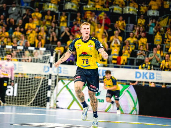 08.10.2026, xwppx, Handball Opel HBL, Rhein-Neckar Loewen - ThSV Eisenach v.l. Edwin Aspenbäck (Rhein-Neckar Löwen)