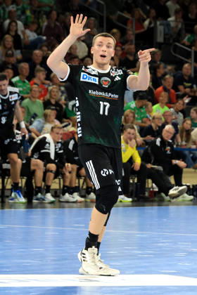 08.10.2026, GER Deutschland, Handball, EHF Champions League, 08.10.2026, Saison 2026 2027, Berlin, Fuechse Berlin vs FC Porto Nils Lichtlein ( Fuechse Berlin 17 ) nordphoto GmbH Engler Berlin Max-Schmeling-Halle Berlin Deutschland Copyright: xNordphotox xEnglerx