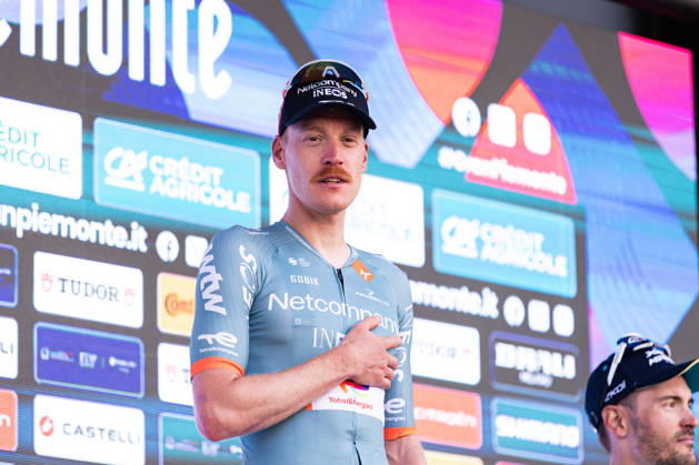 110th Gran Piemonte - Finish Dorian Godon of Netcompany Ineos wins the 110th Gran Piemonte, a 181km stage from Asti to Bra, in Italy, on October 8, 2026. Bra Italy  Copyright: xTommasoxBerardix originalFilename:berardi-110thgra261008_npRpE.jpg