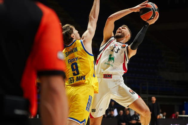 October 8, 2026, Belgrade, Central Serbia, Serbia: 2026108, Belgrade, Serbia - Maccabi Rapyd Tel Aviv and Armani Olimpia Milan play a EuroLeague basketball game at the Aleksandar Nikolic Hall. GUDURIC MARKO in action. Belgrade Serbia - ZUMAd223 20261008_zip_d223_018 Copyright: xMarkoxDimicx