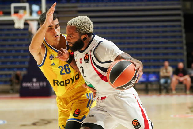 October 8, 2026, Belgrade, Central Serbia, Serbia: 2026108, Belgrade, Serbia - Maccabi Rapyd Tel Aviv and Armani Olimpia Milan play a EuroLeague basketball game at the Aleksandar Nikolic Hall. COLE RJ in action. Belgrade Serbia - ZUMAd223 20261008_zip_d223_027 Copyright: xMarkoxDimicx
