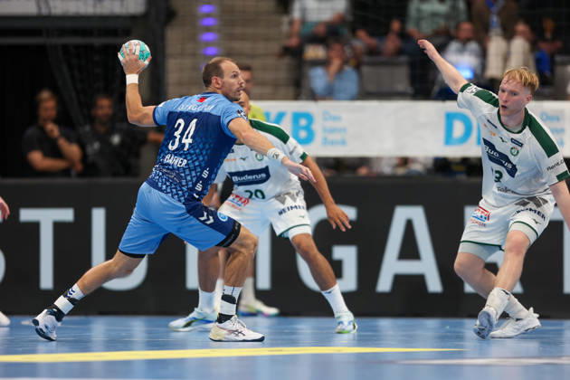Kai Haefner (TVB Stuttgart, 34) GER, TVB Stuttgart vs. HSG Wetzlar, Handball, Opel Handball-Bundesliga, 8. Spieltag, Spielzeit 2026 2027, 08.10.2026 GER, TVB Stuttgart vs. HSG Wetzlar, Handball, Opel Handball-Bundesliga, 8. Spieltag, Spielzeit 2026 2027, 08.10.2026 Stuttgart Copyright: xEibner-Pressefoto SoerenxHerwegx EP_SHG