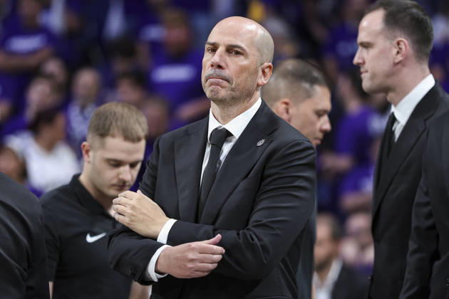 October 8, 2026, Madrid, Madrid, Spain: Joan Penarroya, head coach of Partizan Mozzart Bet Belgrade, looks on during the Euroleague Basketball Regular Season Round 4 game between Real Madrid v Partizan Mozzart Bet Belgrade at Movistar Arena on October 08, 2026 in Madrid, Spain. Real Madrid V Partizan Mozzart Bet Belgrade - Euroleague 2025 2026 - ZUMAa181 20261008_zaa_a181_222 Copyright: xIrinaxR.xHipolitox