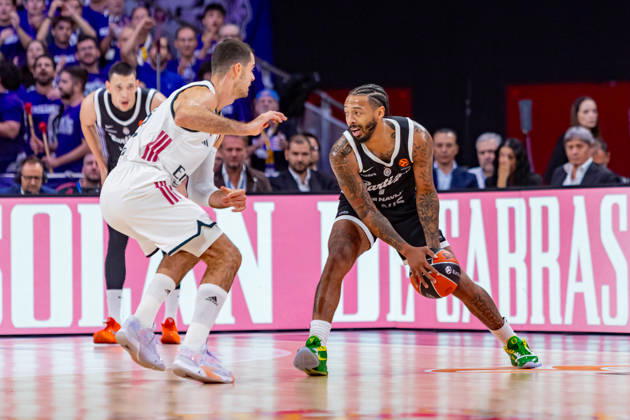 ESP: Euroleague Real Madrid v Partizan Belgrade Carlik Jones of Partizan during the Euroleague match between Real Madrid and Partizan Mozzart Bet Belgrade played at Movistar Arena Stadium on October 8 2026 in Madrid Spain Madrid Spain Basketball Copyright: xAlbaxPachecox xAgenciaxLOFx