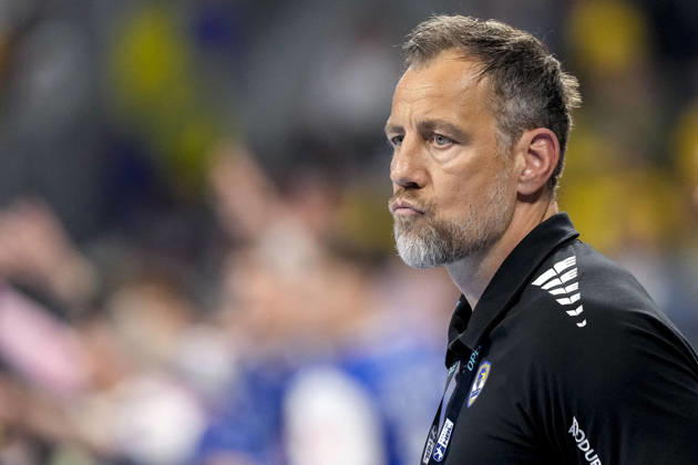 Maik Machulla (Trainer, Cheftrainer, RNL), Einzelbild, Einzelfoto, Aktion, Action, enttäuscht schauend, Enttäuschung, Frustration, disappointed, pessimistisch, 08.10.2026, Mannheim (Deutschland), Handball, Bundesliga, Rhein-Neckar Löwen - ThSV Eisenach
