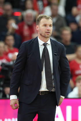 Anton Gavel (FC Bayern Basketball, Chef-Trainer), GER, FC Bayern Basketball vs. Virtus Bologna, Basketball, Euroleague, 4. Spieltag, Saison 2026 2027, 08.10.2026, GER, FC Bayern Basketball vs. Virtus Bologna, Basketball, Euroleague, 4. Spieltag, Saison 2026 2027, 08.10.2026 Muenchen Copyright: xEibner-Pressefoto JennixMaulx EP_JML