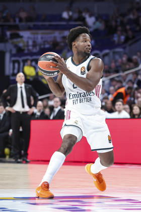 October 8, 2026, Madrid, Madrid, Spain: Andres Feliz of Real Madrid in action during the Euroleague Basketball Regular Season Round 4 game between Real Madrid v Partizan Mozzart Bet Belgrade at Movistar Arena on October 08, 2026 in Madrid, Spain. Real Madrid V Partizan Mozzart Bet Belgrade - Euroleague 2025 2026 - ZUMAa181 20261008_zaa_a181_233 Copyright: xIrinaxR.xHipolitox