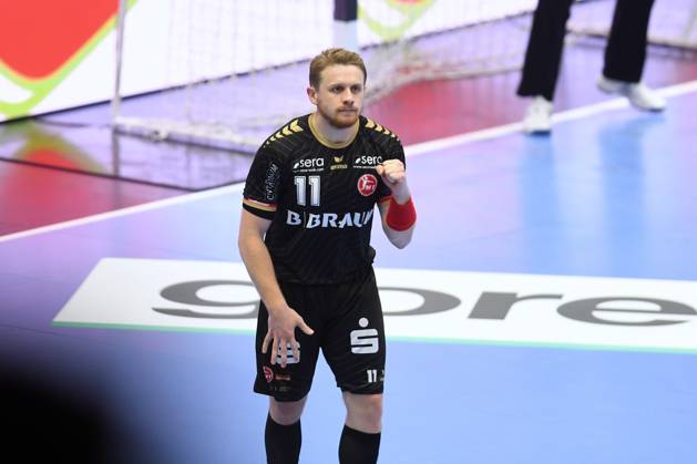 Jubel bei Dimitri Ignatow (MT Melsungen 11) , GER, MT Melsungen - HBC Nantes (FRA), Handball, Champions League Maenner, Group Matches, Saison 2026 2027, 08.10.2026, GER, MT Melsungen - HBC Nantes Handball, CL Maenner, Group Match, Saison 2026 2027, 08.10.2026 Kassel Copyright: xEibner-Pressefotox xRolandxSippelx EP_RSL