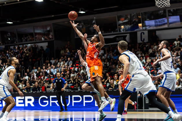 07.10.2026, GER, BKT Eurocup, Basketball, Chemnitz, Niners Chemnitz - Neptunas Klaipeda Nighael Ceaser (Niners Chemnitz, 22) Chemnitz Messe Chemnitz Sachsen Deutschland
