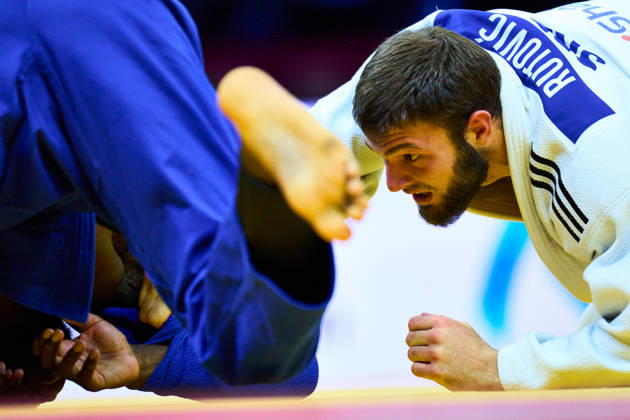 Rutovic Boris (SRB), OCTOBER 8, 2026 -Judo : World Judo Championships BAKU2026 Mens -90kg3rd place match at National Gymnastics Arena in Baku, Azerbaijan. aflo_354386926 KenxAsakurax