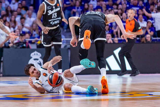 ESP: Euroleague Real Madrid v Partizan Belgrade Facundo Campazzo of Real Madrid during the Euroleague match between Real Madrid and Partizan Mozzart Bet Belgrade played at Movistar Arena Stadium on October 8 2026 in Madrid Spain Madrid Spain Basketball Copyright: xAlbaxPachecox xAgenciaxLOFx