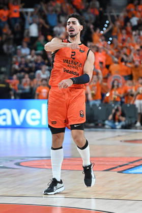 ESP: Euroleague Valencia Basket v Hapoel IBI Tel Aviv Josep Puerto of Valencia Basket during the Euroleague match between Valencia Basket and Hapoel IBI Tel Aviv played at Roig Arena Stadium on October 8 2026 in Valencia Spain Valencia Spain Basketball Copyright: xAgenciaxLOFx