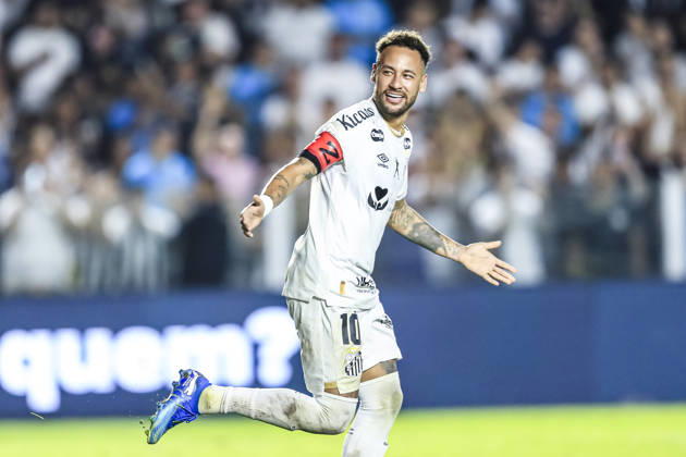October 10, 2026, Sao Paulo, Sao Paulo, Brazil: SoO PAULO (SP), BRAZIL OCTOBER 10: Santos player Neymar Jr. during the match between Santos and Flamengo in the 2026 Brazilian Championship at Vila Belmiro Stadium in Santos (SP), Brazil, on Thursday, October 10, 2026., Credit:Marco Miatelo Avalon  Copyright: xMarcoxMiatelox xAvalonx 1141612057