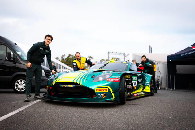 ADAC GT Masters, 11. + 12. Rennen Hockenheim 2026 39 Aston Martin Vantage GT3 EVO, Comtoyou Racing: Jamie Alan Day, Baudouin Detout - picture by Gruppe C Photography Salzburg Salzburgring Germany Copyright: xGruppexCxPhotographyx