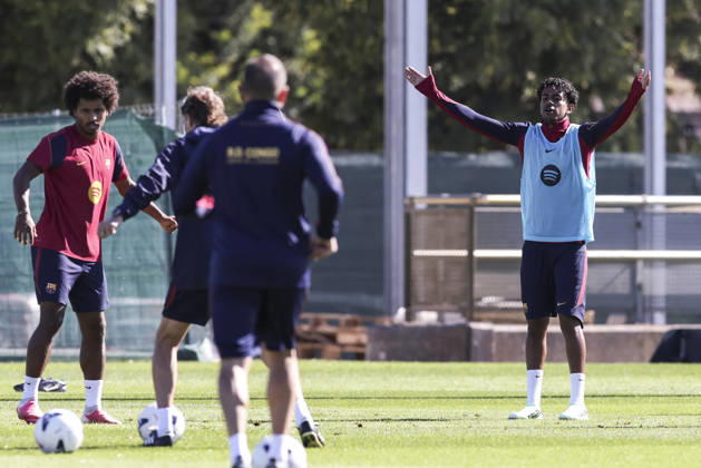October 9, 2026, Sant Joan Despi, Barcelona, Spain: Lamine Yamal during the training day of FC Barcelona, Barca ahead the Spanish League, Laliga EA Sports, football match against Getafe CF at Ciudad Esportiva Joan Gamper on October 09, 2026 in Sant Joan Despi, Barcelona, Spain. FC Barcelona Training And press conference, PK, Pressekonferenz - LaLiga EA Sports  - ZUMAa181 20261009_zaa_a181_005 Copyright: xJavierxBorregox