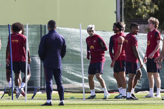 October 9, 2026, Sant Joan Despi, Barcelona, Spain: Pedri during the training day of FC Barcelona, Barca ahead the Spanish League, Laliga EA Sports, football match against Getafe CF at Ciudad Esportiva Joan Gamper on October 09, 2026 in Sant Joan Despi, Barcelona, Spain. FC Barcelona Training And press conference, PK, Pressekonferenz - LaLiga EA Sports  - ZUMAa181 20261009_zaa_a181_010 Copyright: xJavierxBorregox