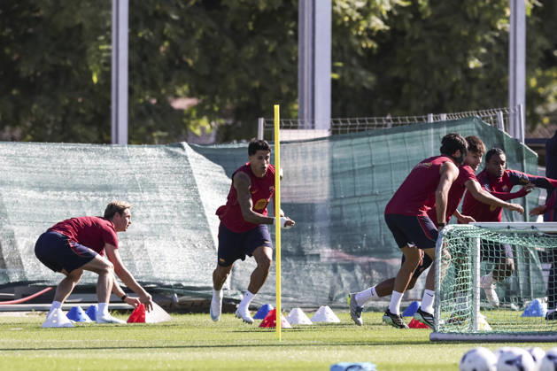 October 9, 2026, Sant Joan Despi, Barcelona, Spain: Joao Cancelo during the training day of FC Barcelona, Barca ahead the Spanish League, Laliga EA Sports, football match against Getafe CF at Ciudad Esportiva Joan Gamper on October 09, 2026 in Sant Joan Despi, Barcelona, Spain. FC Barcelona Training And press conference, PK, Pressekonferenz - LaLiga EA Sports  - ZUMAa181 20261009_zaa_a181_015 Copyright: xJavierxBorregox