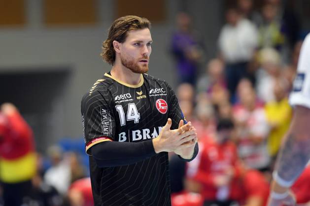 Johannes Golla (MT Melsungen 14) , GER, MT Melsungen - HBC Nantes (FRA), Handball, Champions League Maenner, Group Matches, Saison 2026 2027, 08.10.2026, GER, MT Melsungen - HBC Nantes Handball, CL Maenner, Group Match, Saison 2026 2027, 08.10.2026 Kassel Copyright: xEibner-Pressefotox xRolandxSippelx EP_RSL