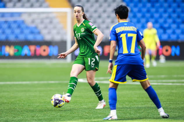 2027 FIFA Women s World Cup Round One Qualifying Play-off First Leg, Astana Arena, Astana, Kazakhstan 9 10 2026 Kazakhstan vs Republic of Ireland Ireland™s Anna Patten Anna Patten 9 10 2026  Copyright: xx BASN3300