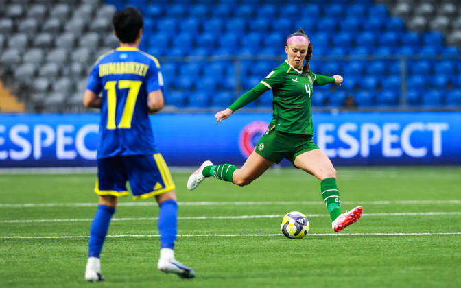 2027 FIFA Women s World Cup Round One Qualifying Play-off First Leg, Astana Arena, Astana, Kazakhstan 9 10 2026 Kazakhstan vs Republic of Ireland Ireland™s Caitlin Hayes Caitlin Hayes 9 10 2026  Copyright: xx BASN3343
