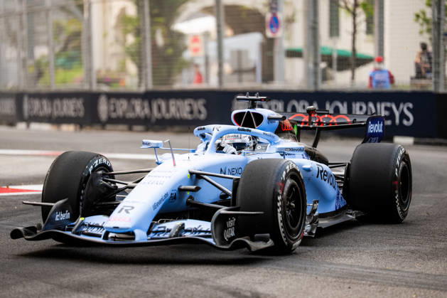 Formula 1 Singapore Grand Prix - FP1 NICO HULKENBERG 27 (GER) of Audi Revolut F1 Team (Audi R26) on Friday during FP1 during the Formula 1 Singapore Airlines Singapore Grand Prix 2026 at Marina Bay Street Circuit, Singapore, on October 9, 2026. Photo by Antoine LAPEYRE Reveries Agency ABACAPRESS.COM Marina Bay Singapore  Copyright: xAntoinexLapeyre ReveriesxAgency ABACAx
